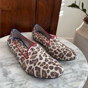 Rothy’s The Loafer Mocha Spot leopard print
